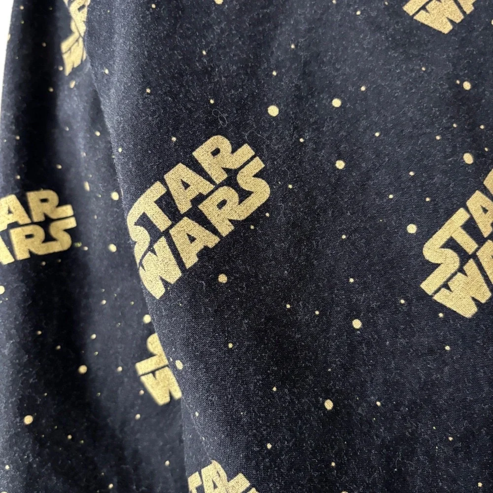 Star‎ Wars Black Gold A Line Statement Skirt Womens XS Geek Dork Comic Con